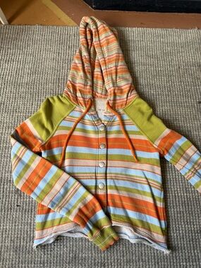 Free People We the Free ‘Bailey Striped Cardi’ Sweater